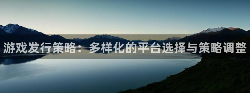 db电竞子招聘：游戏发行策略：多样化的平台选择与策略调整